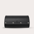 6 Watch Travel Case Vegan Leather Watch Roll (Super Black)
