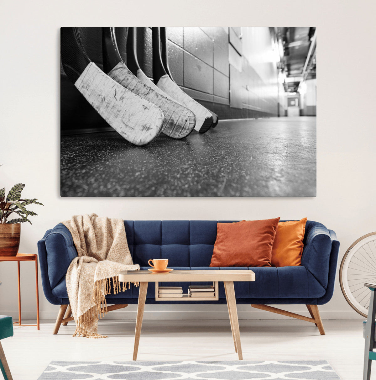 Ice Hockey Wall Art Canvas Print