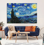 Vincent Van Gogh The Starry Night Abstract Wall Art Canvas Print
