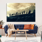 Fellowship Journey Wall Art | Fantasy Adventure Canvas Print