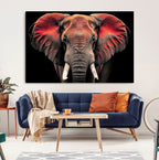 Elephant Wall Art Canvas Print