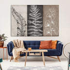 Minimalist Botanical Wall Art Canvas Print, Framed and Ready to Hang