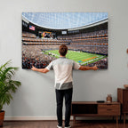 Chicago Bears Soldiers Field Wall Art Canvas Print, Framed and Ready to Hang
