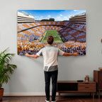 Tennessee Neyland Stadium Wall Art, Sports Arena Canvas, Framed and Ready to Hang