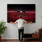 Dooley Stadium Wall Art, Sports Arena Canvas Print, Dooley Field Sanford Stadium