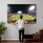 Dooley Stadium Wall Art, Sports Arena Panoramic Canvas