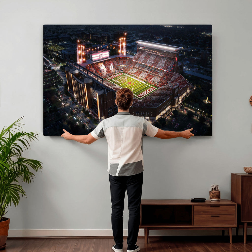Oklahoma Memorial Stadium, Gaylord Memorial Stadium Wall Art