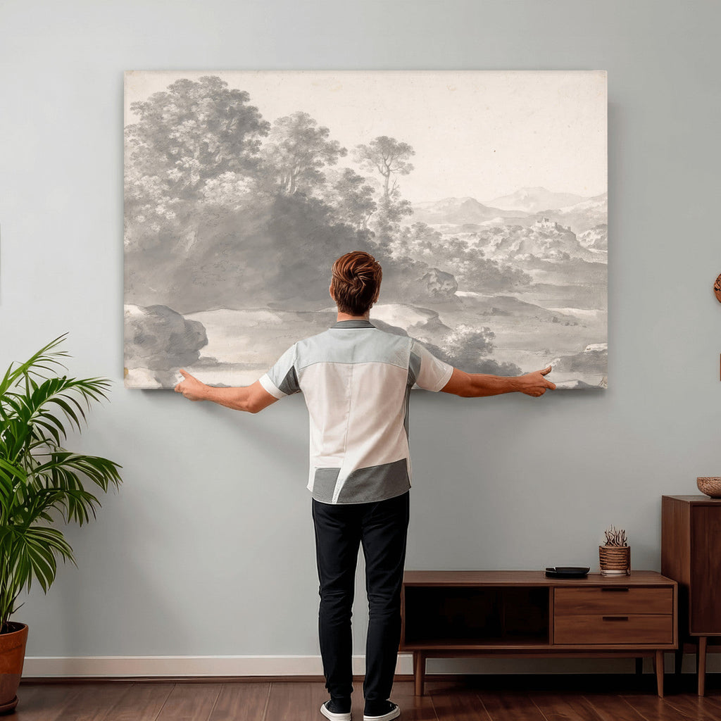 Van Poelenburch Landscape Canvas Wall Art | Dutch Golden Age