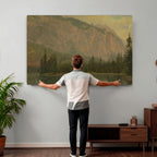 Frederic Edwin Church Hintersee Canvas Print, Hudson River