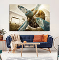 Vintage Airplane Canvas Print
