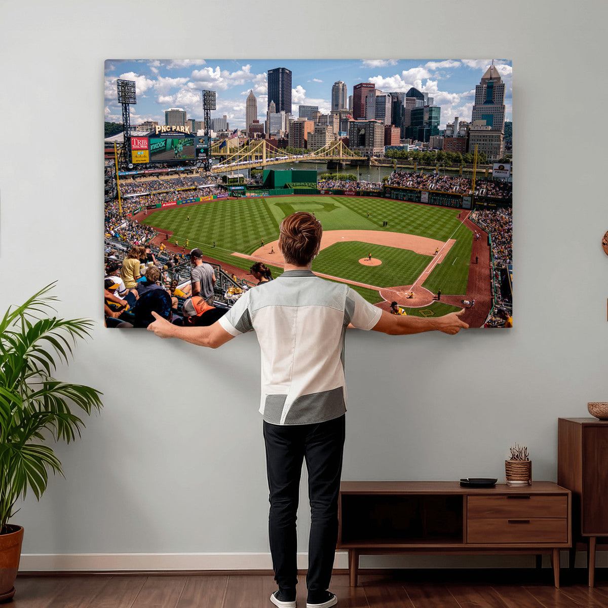 Pittsburgh Pirates Baseball Team Print, PNC Park Stadium