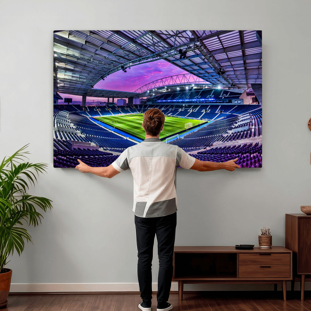 FC Porto Soccer Team Print Canvas, Dragon Stadium Wall Art
