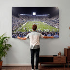 Brigham Young University Cougars Football Print Canvas