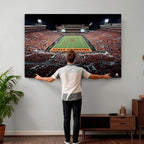 Boone Pickens Stadium Wall Art Oklahoma State Cowboys Print