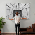 Large Brooklyn Bridge Wall Art Canvas Print