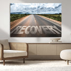 Recovery Road Wall Art Canvas Print