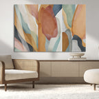 Boho Wall Art Canvas Print Set, Watercolor Boho Wall Art