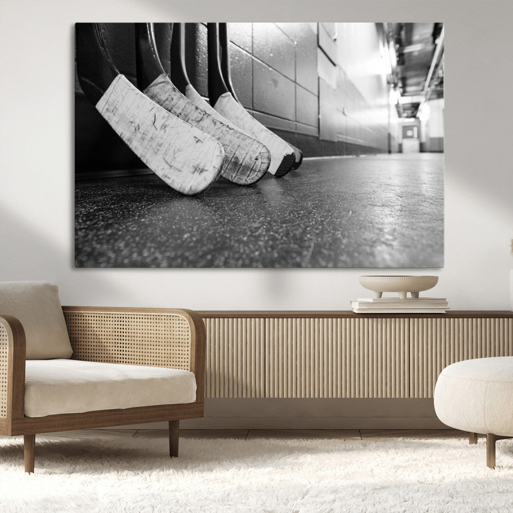 Ice Hockey Wall Art Canvas Print