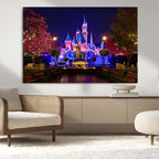 Disney Castle Wall Art | Framed Magic Kingdom Canvas