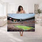 Chicago Bears Soldiers Field Wall Art Canvas Print, Framed and Ready to Hang
