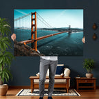Golden Gate Bridge Wall Art Canvas Print | San Francisco Landmark Photography