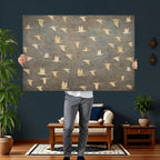Abstract Birds Wall Art Canvas Print