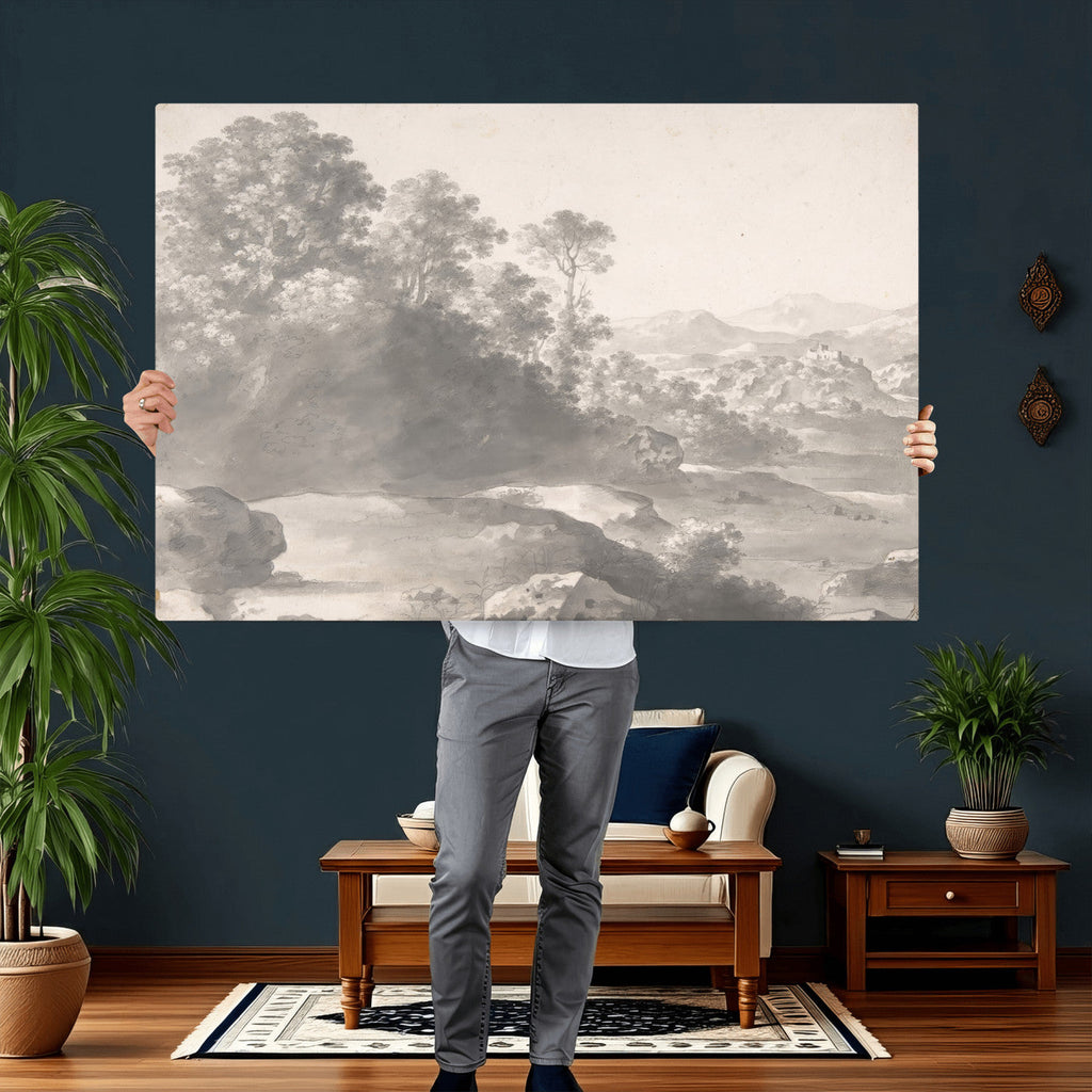 Van Poelenburch Landscape Canvas Wall Art | Dutch Golden Age