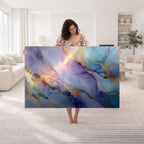 Colorful Abstract Canvas Wall Art Print, Vibrant Popup Color Art Print