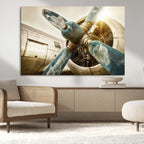 Vintage Airplane Canvas Print