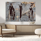 African American Wall Art | Elegant African Women Canvas Print