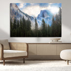 Half Dome Yosemite California Wall Art Canvas Print El Capitan