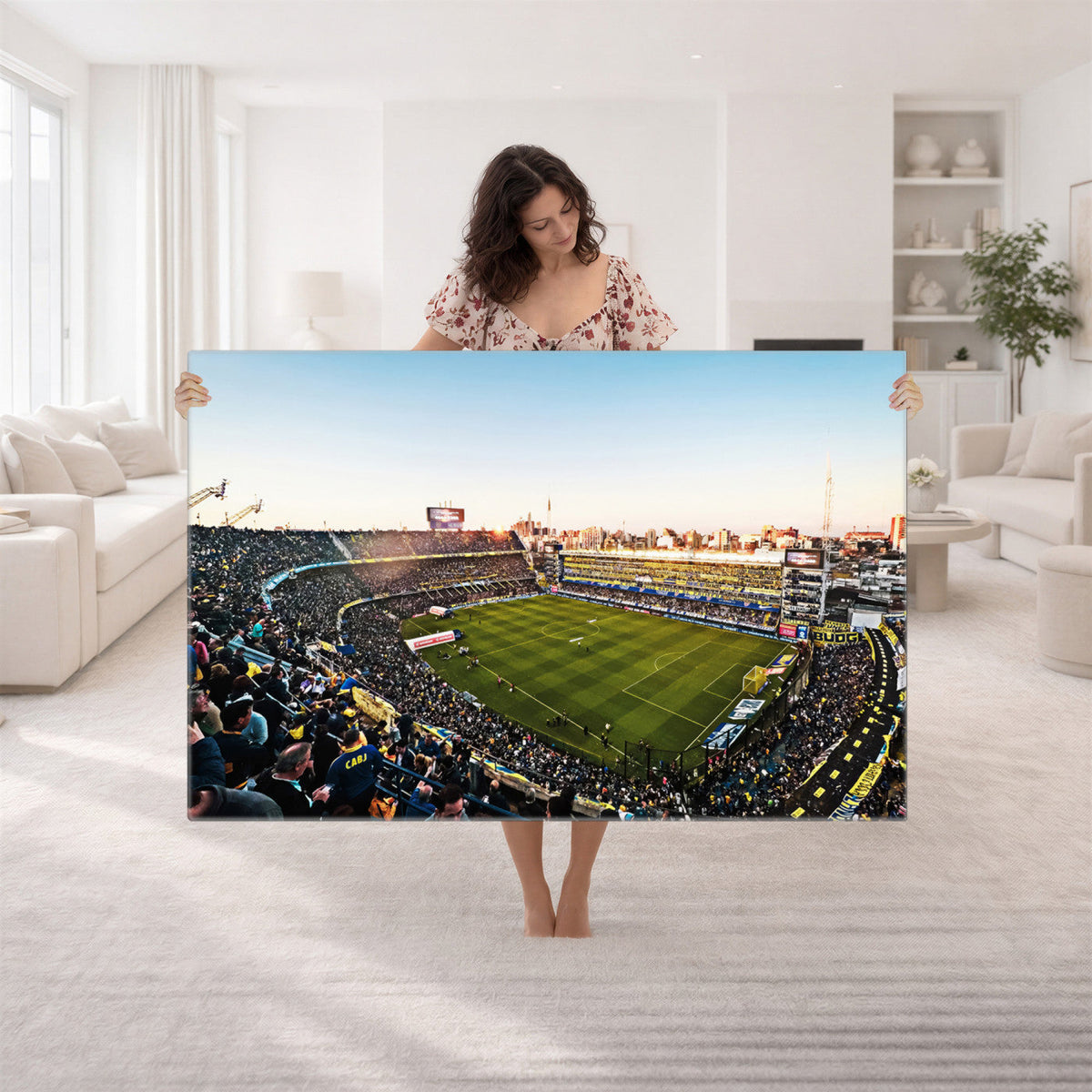 Boca Juniors Soccer Team Print, Buenos Aires Bombonera