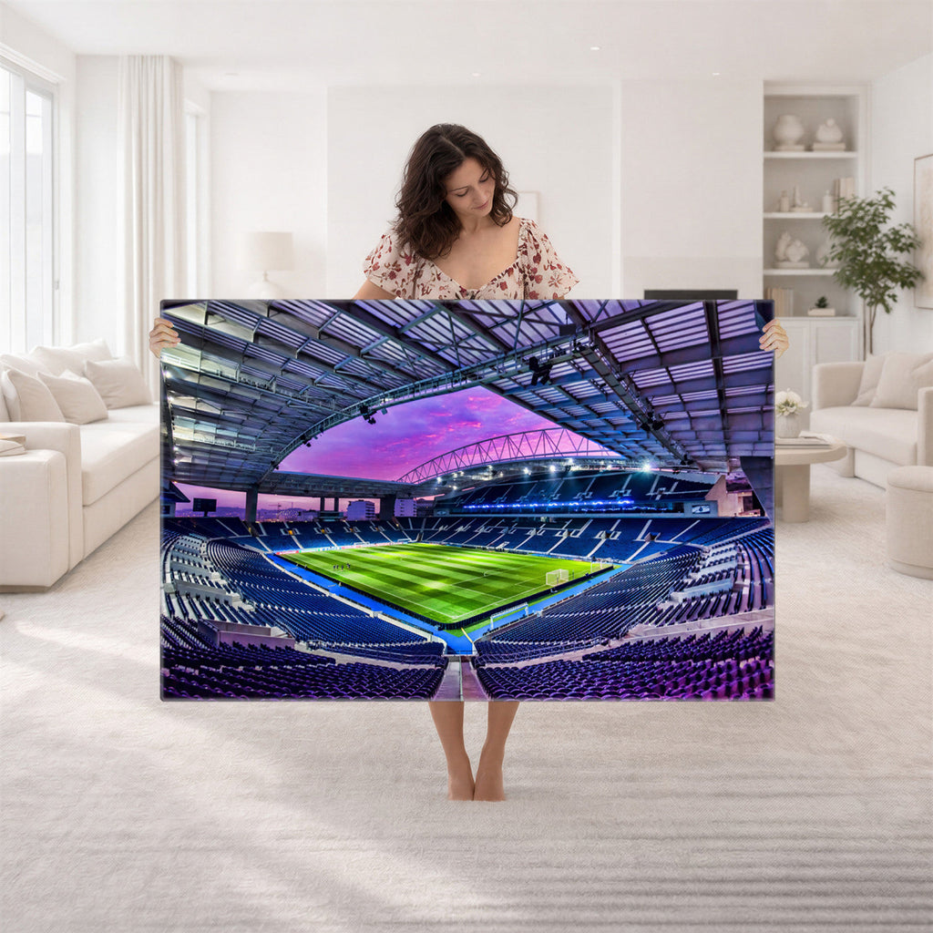 FC Porto Soccer Team Print Canvas, Dragon Stadium Wall Art