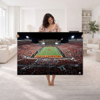 Boone Pickens Stadium Wall Art Oklahoma State Cowboys Print