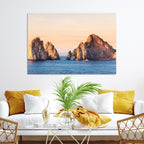 El Arco Wall Art Canvas Print, Framed Cabo San Lucas Ocean Arch Coastal Art