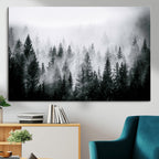 Minimal Beach Wall Art Canvas Print, Framed Ocean Swimming Art, Clear Ocean Decor