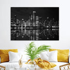 Chicago Wall Art Canvas Print
