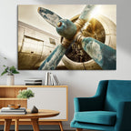 Vintage Airplane Canvas Print