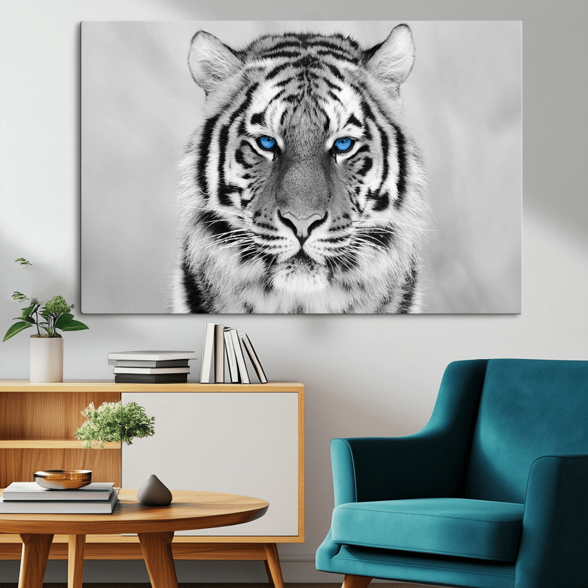 Tiger Canvas Artwork Wall Art Print