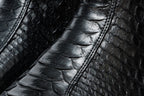 The Boss Black Pythn Snk Zip-Up Leather Men Boot Limited Edition