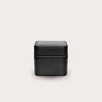 Watch and Jewelry Travel Case - Genuine Leather - Obsedian Black