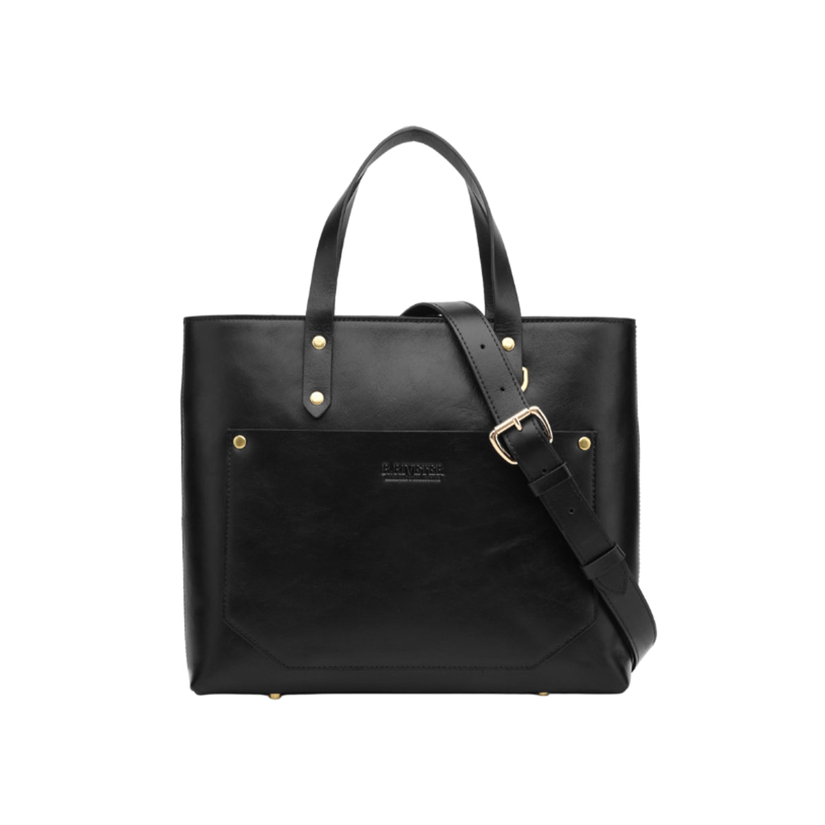 Marcy |  Matte Black Leather