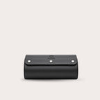 2 Watch Travel Case Vegan Leather Watch Roll (Slate Gray)