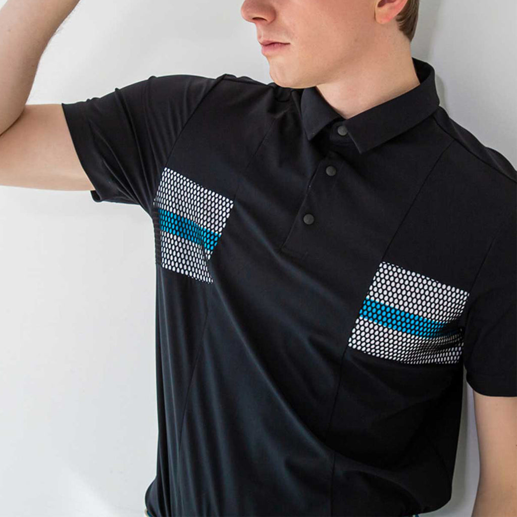 Honeycomb Through T-Shirt // Black