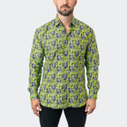 Fibonacci Jungle 70 Button-Up // Green