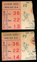 Lot of (2) 1959 Navy vs. Maryland College Football Game Ticket Stubs 178029