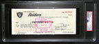 AL Davis Signed/Autographed 1977 Oakland Raiders Check JSA