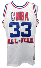 Larry Bird Autographed White NBA All-Star Mitchell & Ness Jersey PSA/DNA 179390