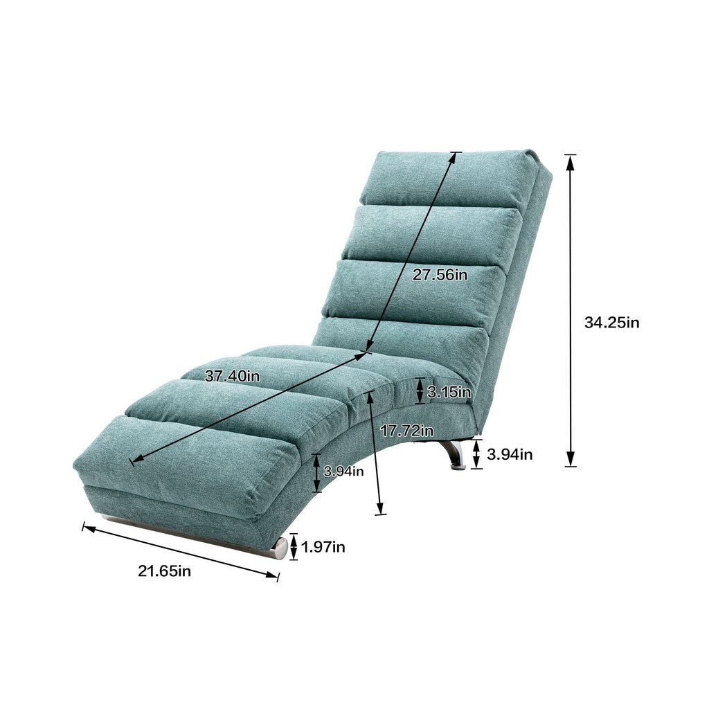 Massage Chaise Lounge Indoor, Ergonomic Electric Massage Lounger