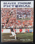 1985 Penn State vs. Alabama College Football Game Program 10/12